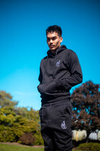 MT Black Hoodie ~ Embroidered